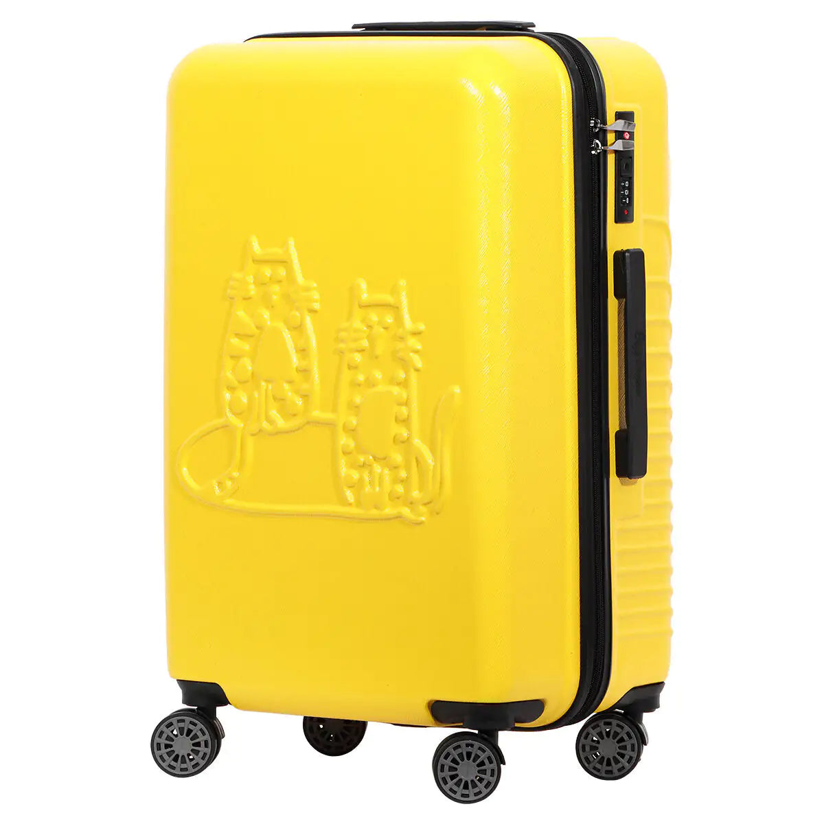 Yellow 3-Piece Spinner Suitcase Set – Cabin, Medium & Large