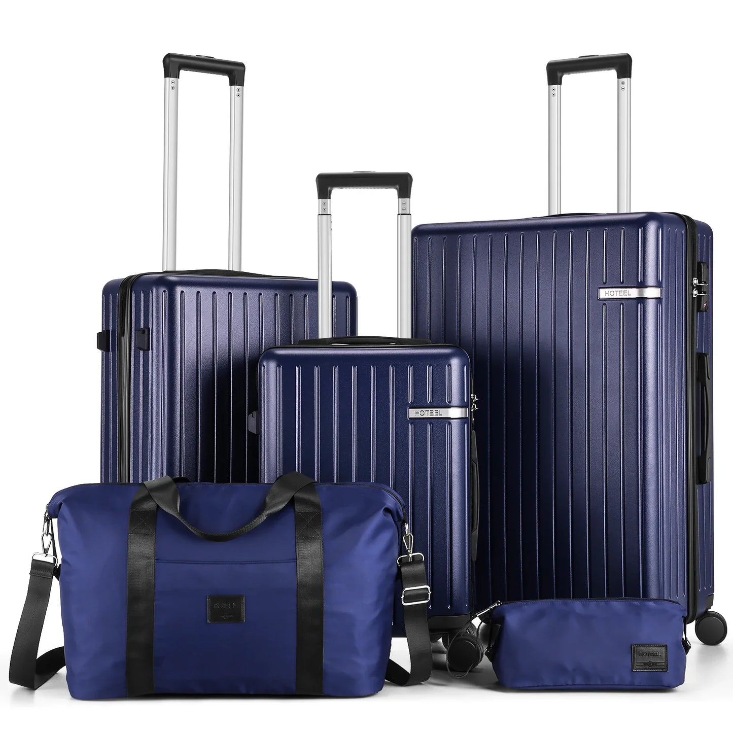 5PCS Luggage Set Expandable ABS+PC Hardshell