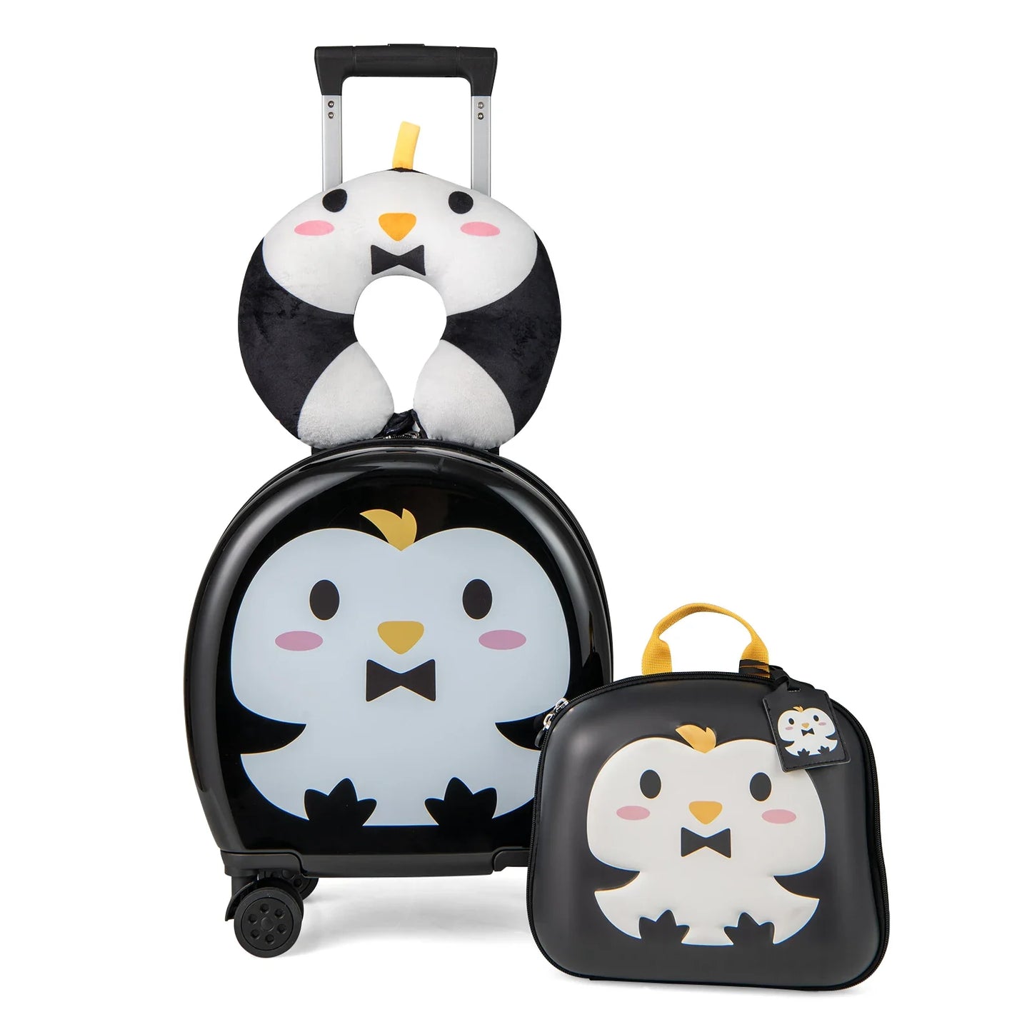 Piece Kid's Luggage Set Carry-on Hardside