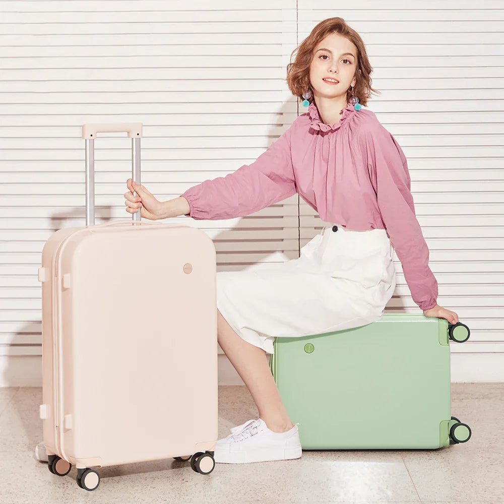 Mixi Puristic Design Travel Luggage Rolling Wheel