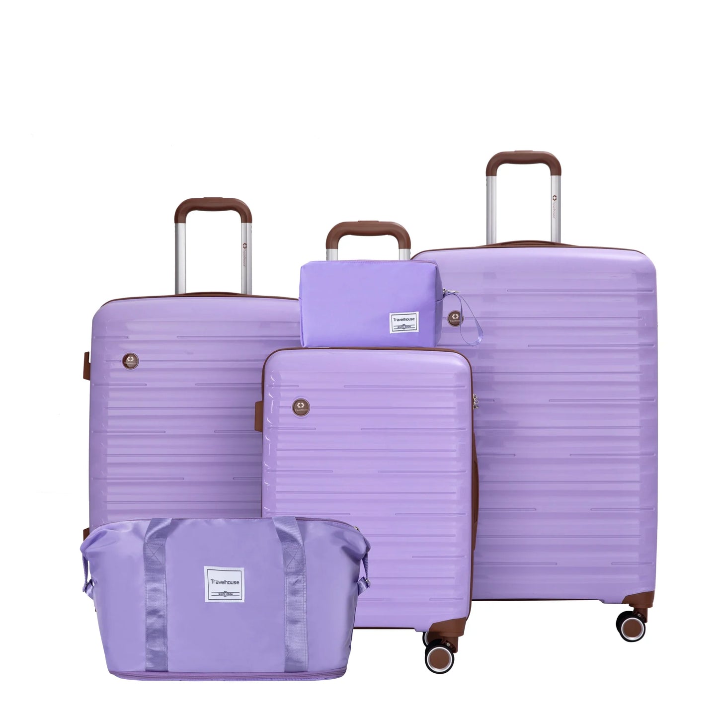 Luggage Set Suitcases Double Spinner Wheels TSA Lock