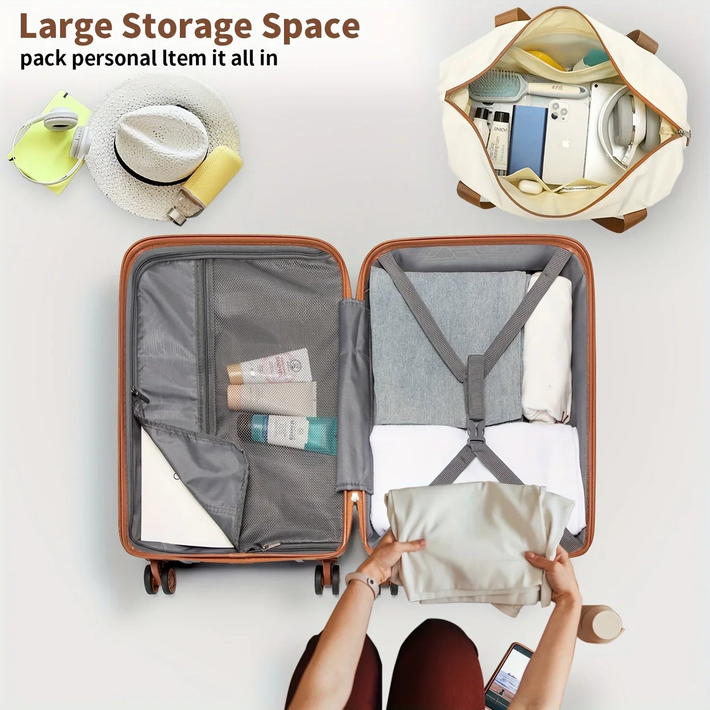 Lightweight Hardshell Luggage Set Carry-On