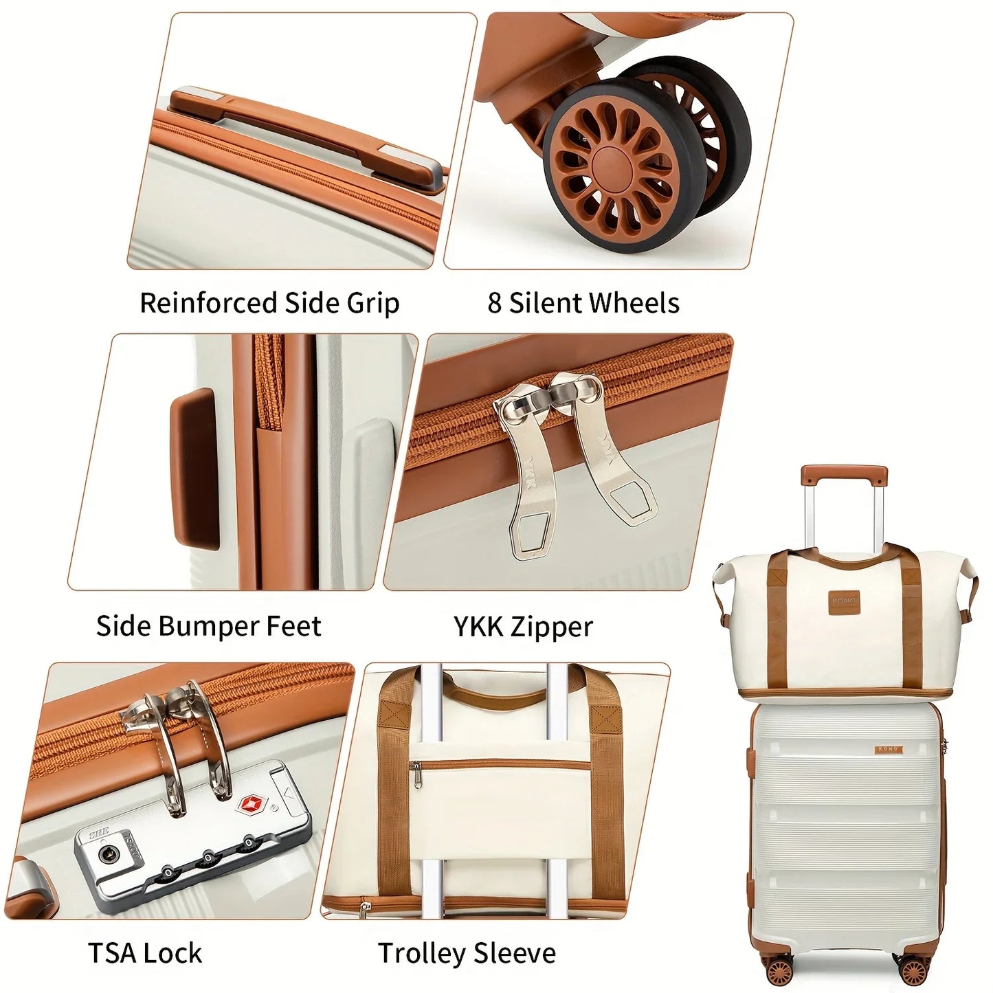 Lightweight Hardshell Luggage Set Carry-On