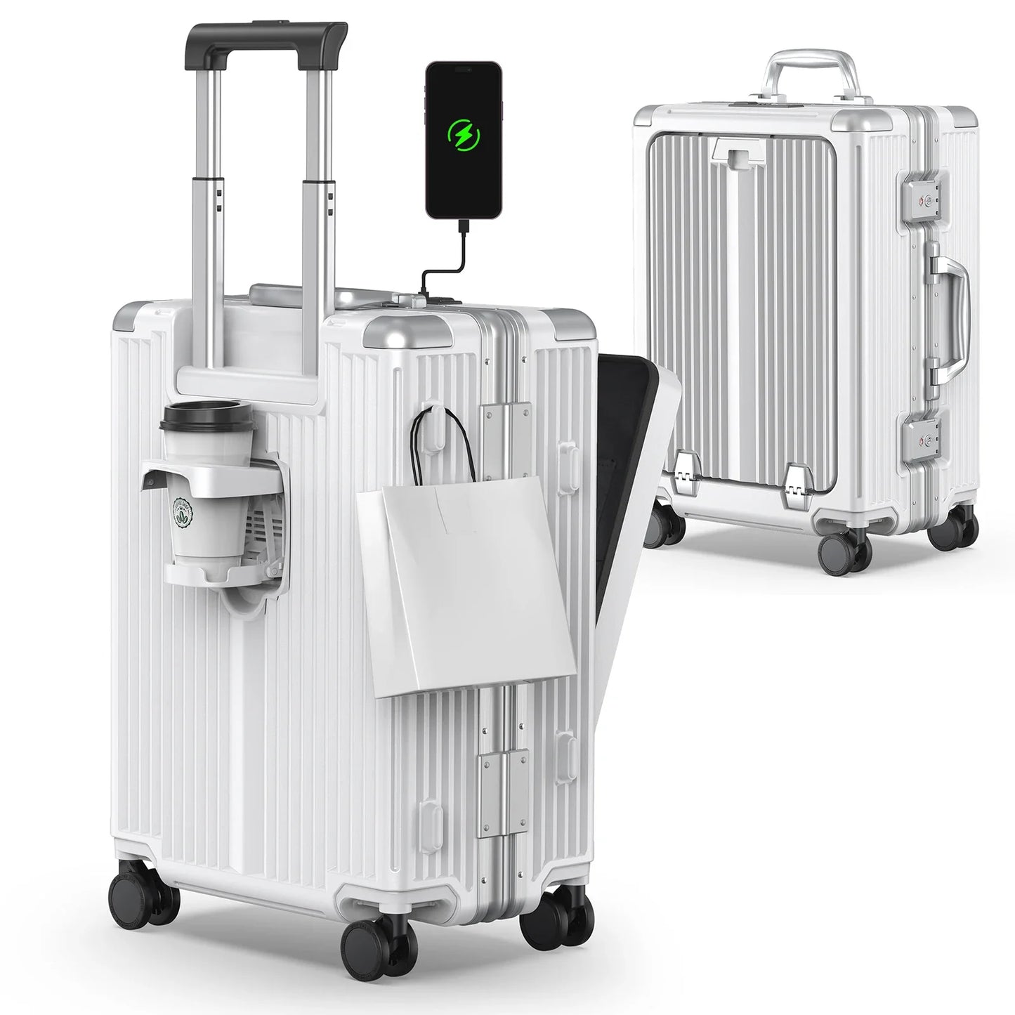 Airline Approved Carry On Luggage,Aluminum Framed