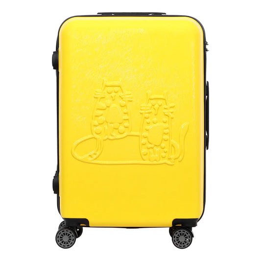 Yellow Large Size Suitcase – 28-Inch Spinner Luggage